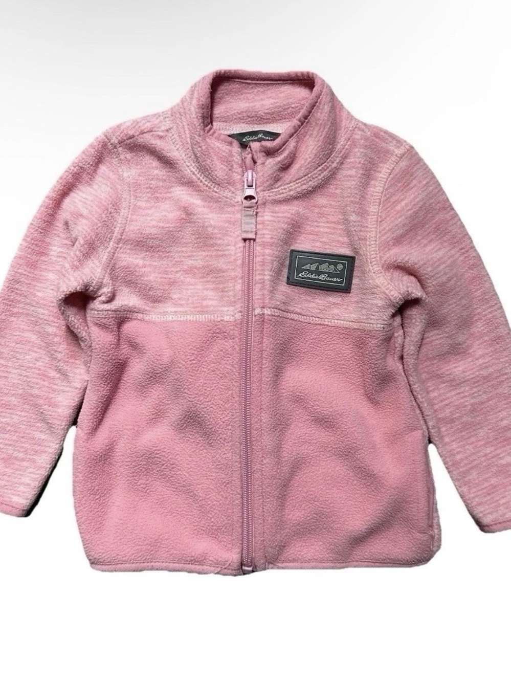 Toddler Girl Eddie Bauer Pink Fleece Jacket Size 12-18 Months